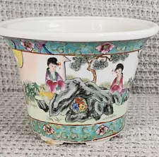 Vintage Japanese Porcelain Ware Flowerpot 5-inch