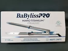 BaByliss Pro NANO Titanium Prima3100 1"/24mm Stainless Steel Flat Iron (WORKS)