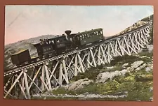 Postcard Train Jacobs Ladder Mount Washington Railway White Mountains NH Sample