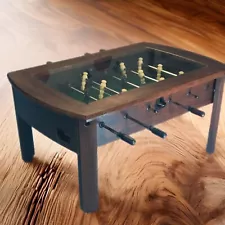 Foosball Coffee Table Glass Top With accessories Owner Manual Included