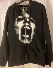 Deftones Screaming Head Full Zip Black Hoodie size S (new w/ tags)