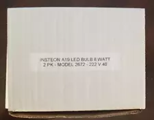 INSTEON 2672-222 Dimmable LED Light Bulb 8 Watt Dimmable (60W) 2 pk. SCE # 57-A6