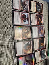 ðMagic the Gathering Card Lot 10 CREATURE ORANGE CARDS- $1 FREE US SHIPPING