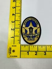 Police Officer University of Dallas Police Gold Badge Patch