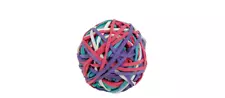 NEW Office Depot 1 Lb Rubber Band Ball, Assorted Colors