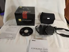 Nikon COOLPIX L110 12.1MP Digital Camera Complete In Box/CASE! NEW! NEVER USED!