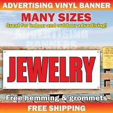 JEWELRY Advertising Banner Vinyl Mesh Sign Gold Silver Pawn Shop Cash Credit buy