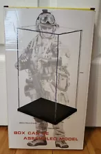 Acrylic Display Case for Large Collectibles, 12.2 inch Tall Clear Acrylic Box