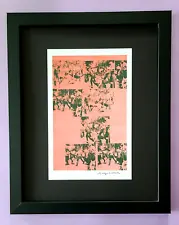 Andy Warhol | Vintage 1984 " RIOTS" Print Signed | Mounted and Framed