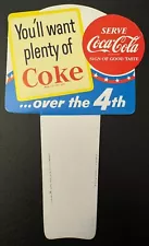 Coca-Cola 1958 Carton / Bottle Topper - Vintage Fourth of July - FREE SHIPPING