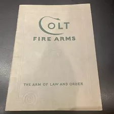 1935 Colt Firearms The Arm Of Law And Order Revolver & Automatic Pistol Catalog