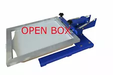 OPEN BOX!1 Color Screen Printing Machine Flat Press Equipment Small Press Sale