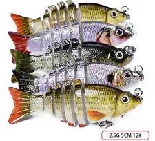 Approachee Micro Jointed Swimbait,Micro Fishing Lures for Freshwater＆Saltwater