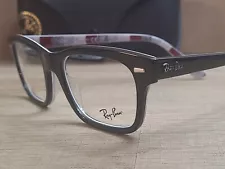 ð¥RAY BAN RB 5383 MR BURBANK 8089 BLACK AUTHENTIC EYEGLASSES FRAMES RX 52-19-145