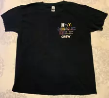 BTS x McDonalds Authentic Crew T-shirt Size Large *RARE*