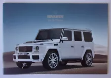 BRABUS MERCEDES BENZ G CLASS orig 2016 Sales Brochure in English/German