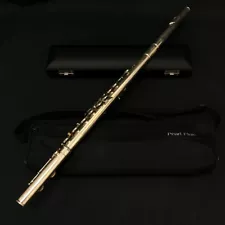 Pearl Flute PF-505 Silverplate Quantz Range 133025 & Hard Carry Case RMF22-GB