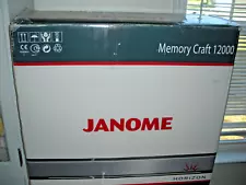 New ListingJANOME HORIZON MEMORY CRAFT 12000 SEWING EMBROIDERY Machine Quilting + EXTRAS