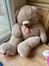 Giant Plush Teddy Bear Almost 5ft Tall