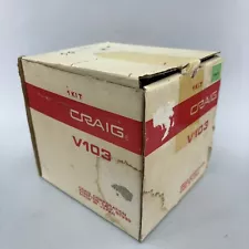 Vintage New Craig V103 Car Stereo Speakers 10W 6ohm Auto New In Box