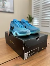 Nike Kobe X 10 5AM Flight 2015 - Men Size 8 - Blue Lagoon / Blk Vapor Gr - DS