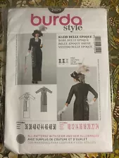 Burda 7029, sz 10 to 24, UNCUT, Belle Epoque or Titanic Era Dresses