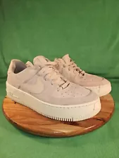 NIKE Air Force 1 Pink Suede Platform AF1 Shoes AR5339-201 Sneakers Womens sz 9.5