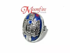 THE VAMPIRE DIARIES DAMON DAYLIGHT RING ANTIQUED SILVER PLATED SIZE US 9