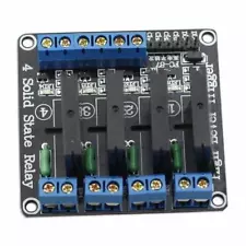 4 Channel 5V DC Relay Module Solid State High Level SSR G3MB-202P 2A for Arduino