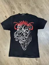 Channel 5 Black Men's Skull Shirt Size Small YouTube Channel Double Sided