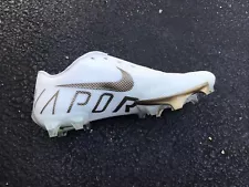 Nike Mens Vapor Edge 360 Speed Low TD Football Cleats White Gold 12 Used