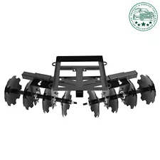 Steel Disc Plow Harrow W/Hardware For ATV/UTV Lawn/Garden Tractors