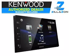 Kenwood DMX129BT 6.8" LCD Touchscreen Digital Car Stereo AM FM Bluetooth USB