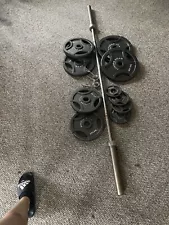 Fitness Gear OS3002 300lbs Olympic Weight Set