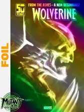 ð WOLVERINE #1 PAT GLEASON ADAMANTIUM HEAD ðFOILð VARIANT ð*9/11/24 PRESALE