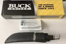 Buck 2008 - 102 Woodsman 7 1/2” Fixed Blade Knife 102BKS-B / With Sheath USA