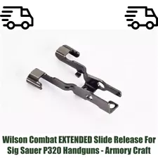 Wilson Combat EXTENDED Slide Release For Sig Sauer P320 Handguns - Armory Craft