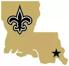 NEW ORLEANS SAINTS Vinyl Decal / Sticker ** 5 Sizes **