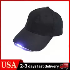 For Hunt Power Baseball Cap with 5 LED lights Flashlight Brim Lamp Standard Brim