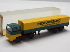 HO SCALE 1/87 WIKING 530 SEMI TRUCK AND TRAILER VEHICLE FOR MODEL TRAIN LAYOUT