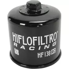 Hiflo RC Racing Oil Filter Black for Suzuki Burgman 650/Burgman 650 Executive (For: 2011 Suzuki Burgman 650)