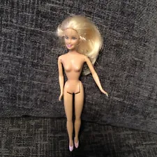Rare 1999 Mattel 6” Barbie Doll Blonde Hair Fixed Pink Heels Shoes