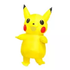 Inflatable Costume Pikachu Mascot Outfit for Halloween Cosplay Party Kids