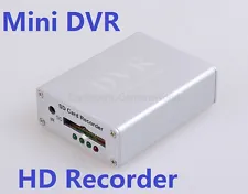 Mini DVR 1CH VIDEO 1CH AUDIO Realtime SD Card Video Recorder DVR For CCTV Camera