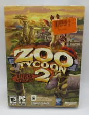 ZOO TYCOON 2: AFRICAN ADVENTURE EXPANSION PACK PC CD-ROM GAME, WIN XP/2000/98