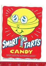 Vintage vending machine display card Smart Tarts Candy