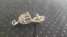 Gorgeous Large Oriental Bird Cage Charm / Pendant