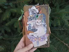 Forest Witch Junk Journal Handmade for Sale Spells Grimoire Magic Dead HeadMoth