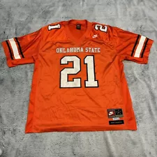 Nike Barry Sanders Oklahoma State Cowboys Jersey #21 Orange Mens 2XL Stitched