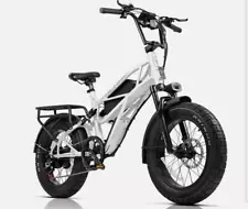 NEW 1200w Electric Bike for Adults 33MPH 80 Miles 48V 20Ah All-Terrain ebike